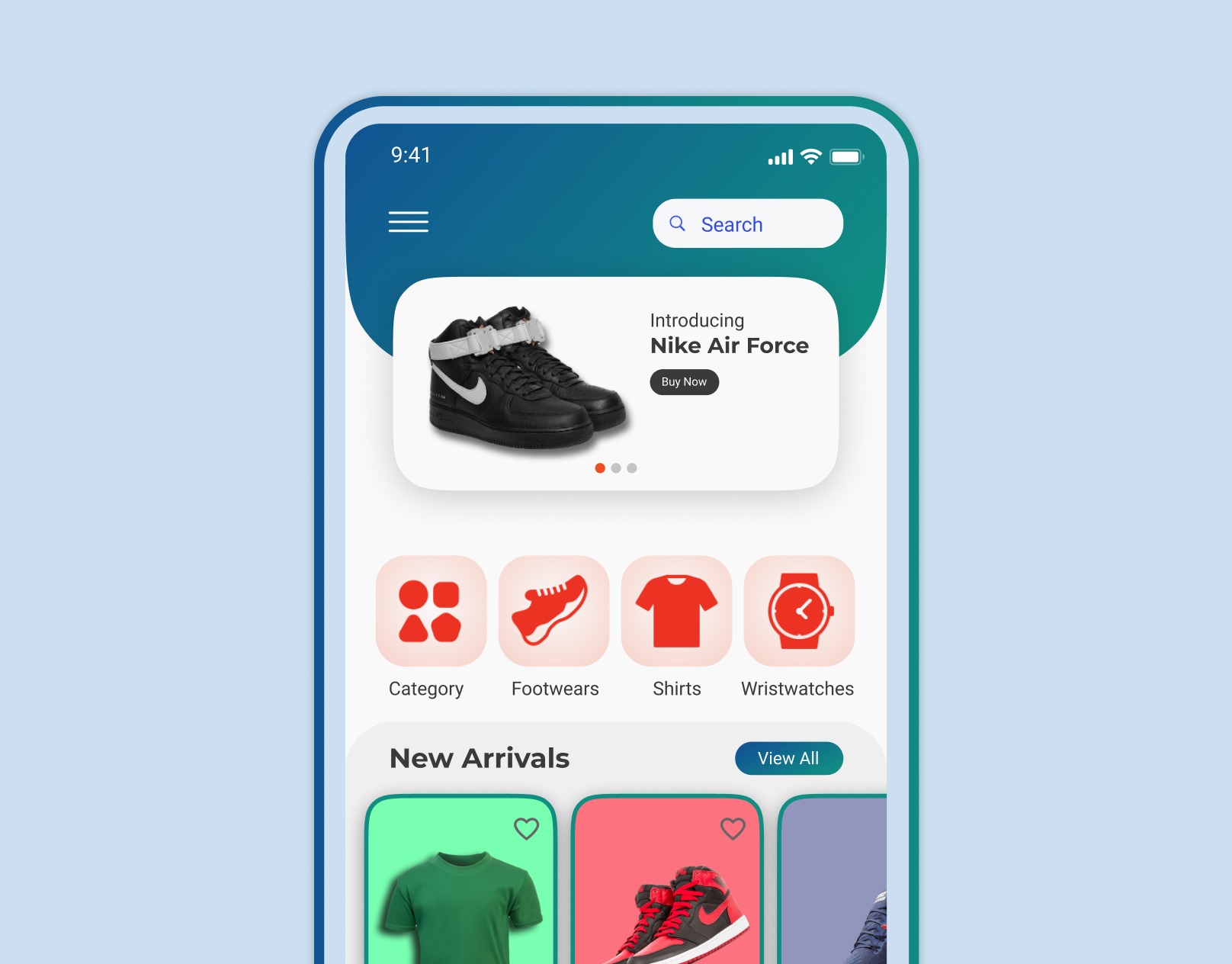 Ecommerce Mobile UI Design
